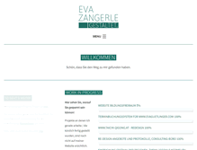 Tablet Screenshot of evazangerle.com